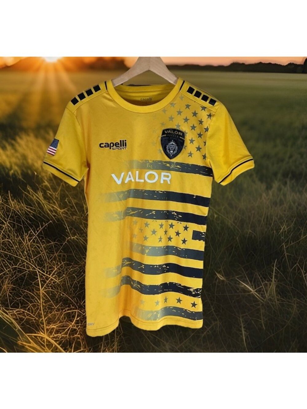 Tacoma Stars Valor Soccer Club Capelli Futbol Jersey Football Yellow Small